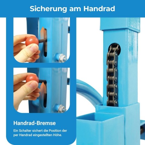 Podnośnik do płyt gipsowych i dachowych Biuxx udżwig do 75kg