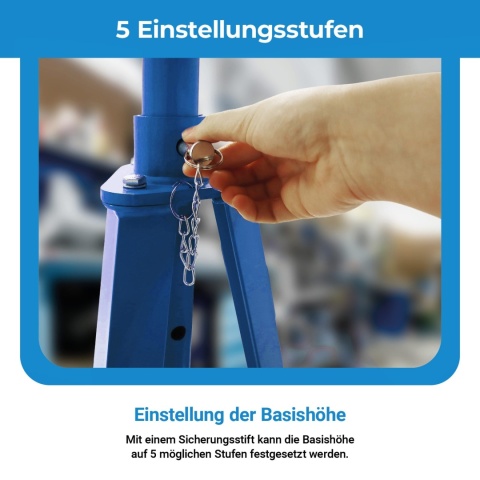 Podstawki Samochodowe BITUXX 2T – Regulowane Podpory Kobyłki Stalowe pod Auto (1 szt.)