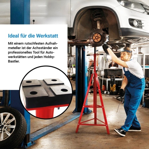 Podstawki Samochodowe BITUXX 2T – Regulowane Podpory Kobyłki Stalowe pod Auto