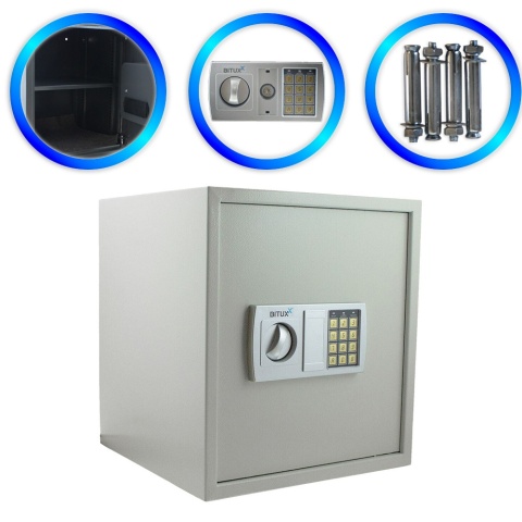Sejf/Szafa Pancerna do biura Domu Firmy z zamkiem elektronicznym na szyfr 4 mm sejf z zamkiem do domu i biura
