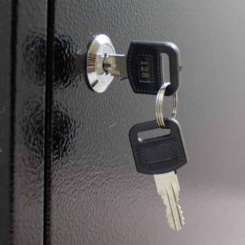 Skrzynka paczkowa Bituxx duża skrzynka pocztowa na przesyłki paczki czarna