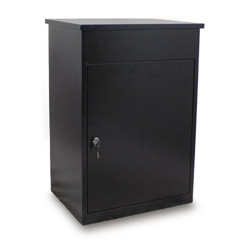 Skrzynka paczkowa Bituxx duża skrzynka pocztowa na przesyłki paczki czarna