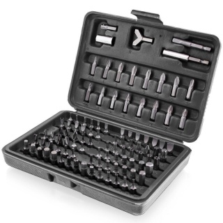 Zestaw narzędzi Bitów TORX i imbusów – 100 elementów w skrzynce, uniwersalny komplet do różnorodnych napraw