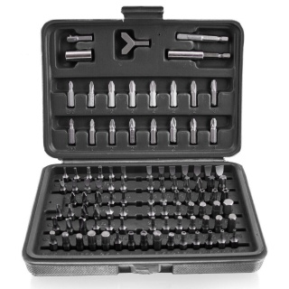 Zestaw narzędzi Bitów TORX i imbusów – 100 elementów w skrzynce, uniwersalny komplet do różnorodnych napraw