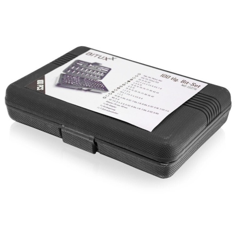 Zestaw narzędzi Bitów TORX i imbusów – 100 elementów w skrzynce, uniwersalny komplet do różnorodnych napraw