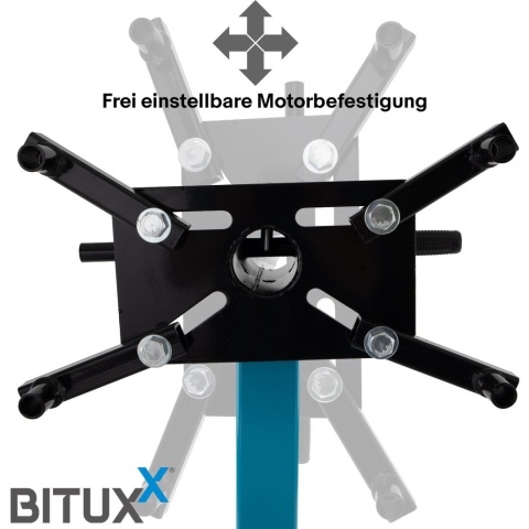 Belka do silnika Stojak do montazu skrzyni do 900kg BITUXX obrotowy na kołach