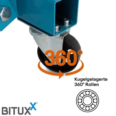 Belka do silnika Stojak do montazu skrzyni do 900kg BITUXX obrotowy na kołach