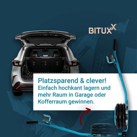 Bituxx pneumatyczny podnośnik „bałwanek” 5 ton – stabilny podnośnik powietrzny poduszkowy do auta