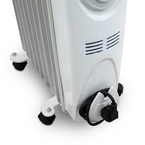 ELEKTRYCZNY GRZEJNIK OLEJOWY BITUXX 2000W BIAŁY REGULACJA TEMPERATURY