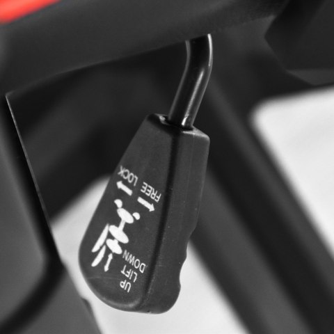 FOTEL DLA GRACZA GAMINGOWY OBROTOWY CZARNO-CZERWONY PATIOMAGE