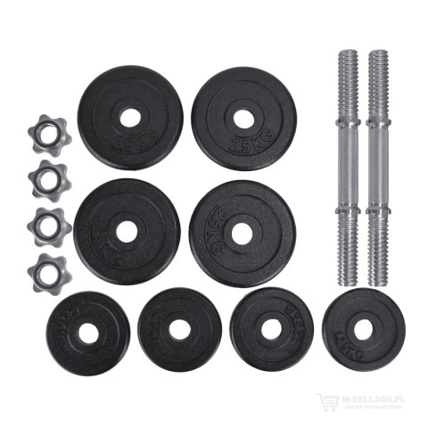 HANTLE REGULOWANE - ZESTAW HANTLI DO TRENINGU SIŁOWEGO 4x2,5kg ORAZ 4x1,25kg +ETUI