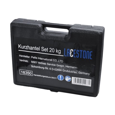 HANTLE REGULOWANE - ZESTAW HANTLI DO TRENINGU SIŁOWEGO 4x2,5kg ORAZ 4x1,25kg +ETUI