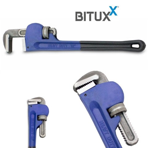 KLUCZ NASTAWNY SZWEDZKI ŻABA DO RUR GAZU DO ODKRĘCANIA 18'' SZWED 45,7cm