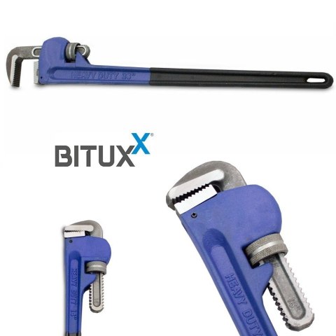 KLUCZ SZWEDZKI NASTAWNY DO RUR ŻABA 36'' 915MM MOCNY STALOWY