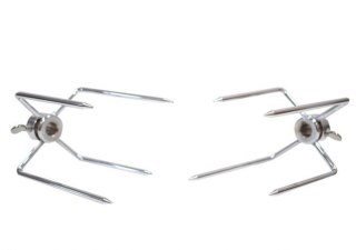 KOLCE WIDELCE DO ROŻNA OBROTOWEGO GRILLA BITUXX SZPIKULCE ZE STALI NIERDZEWNEJ