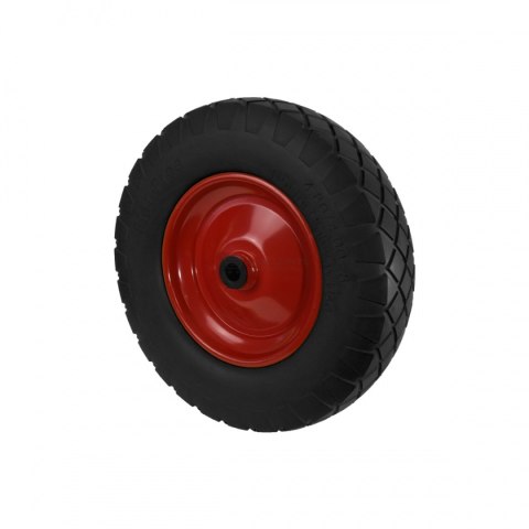 KOMPLET 2SZT CZARNE KOŁO PEŁNE DO TACZKI DWOKOŁOWEJWÓZKA BEZDĘTKOWE OŚKA W ZESTAWIE