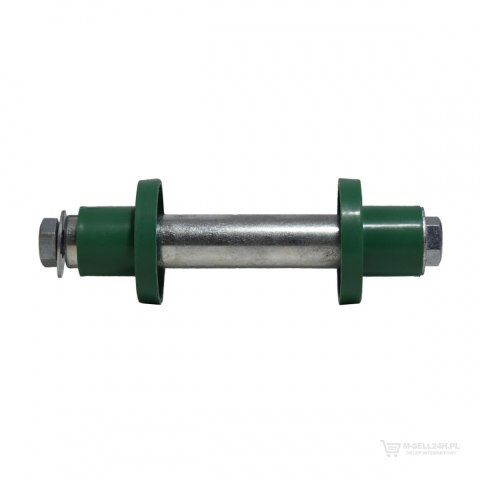 KOMPLET 2SZT CZARNE KOŁO PEŁNE DO TACZKI DWOKOŁOWEJWÓZKA BEZDĘTKOWE OŚKA W ZESTAWIE