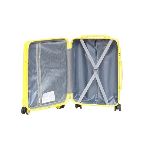 KOMPLET WALIZEK PODRÓŻNYCH M + KUFEREK KOSMETYCZKA ZWROTNA NA 4 KÓŁKACH MIĘTOWE Z ABS-u- MOCNE I SOLIDNE BARUT