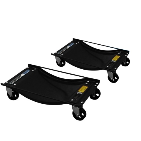 Komplet 2szt wózki manewrowe na kółkach zwrotne Warsztatowe