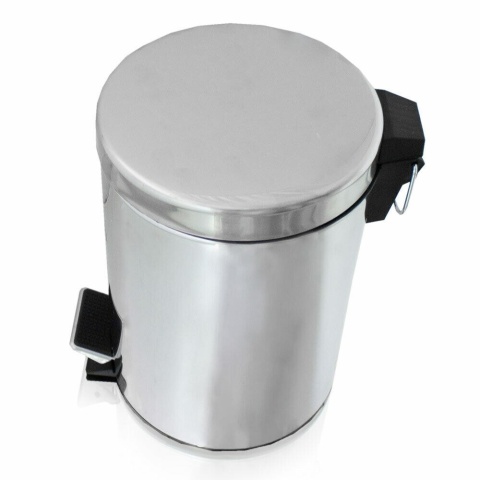 Kosz na śmieci 3l do kuchni łazienki mały ze stali nierdzewnej z wiaderkiem