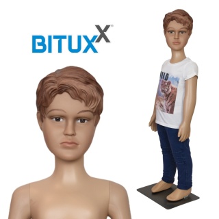 Manekin chłopięcy dziecięcy wystawowy 90cm pełnopoctaciowy na witrynę