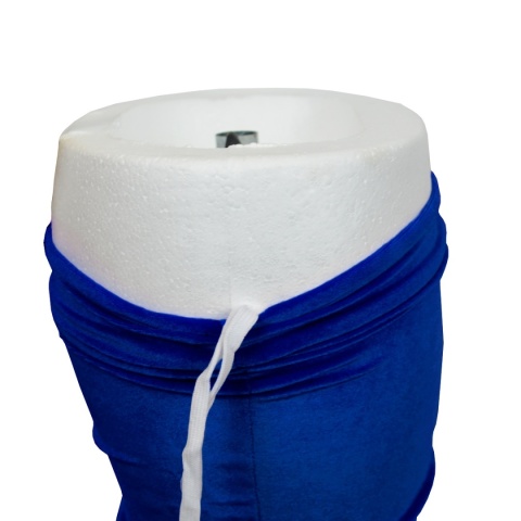 Manekin krawiecki regulowany na stojaku popiersie Niebieski elegancki