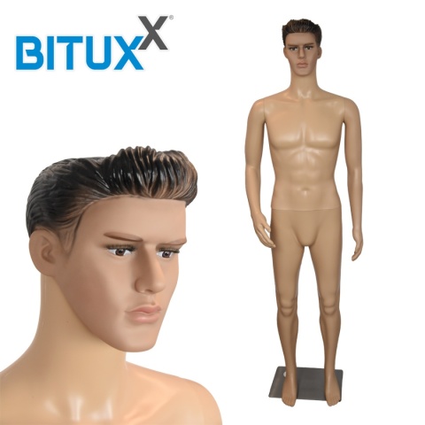 Manekin męski pełnopostaciowy wystawowy do sklepu Polietylen 190cm