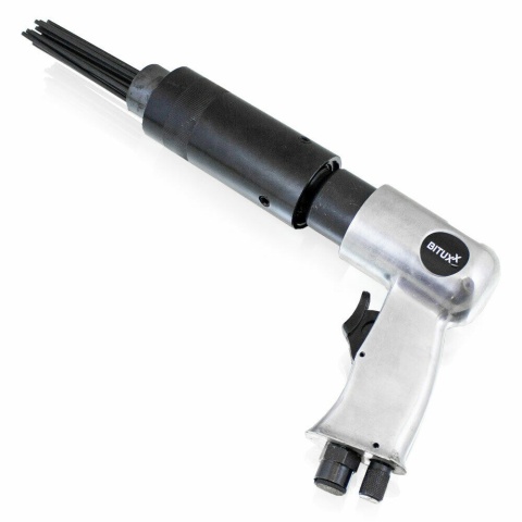 Młotek igłowy profesjonalny pneumatyczny z głowicą 11 igieł Bituxx