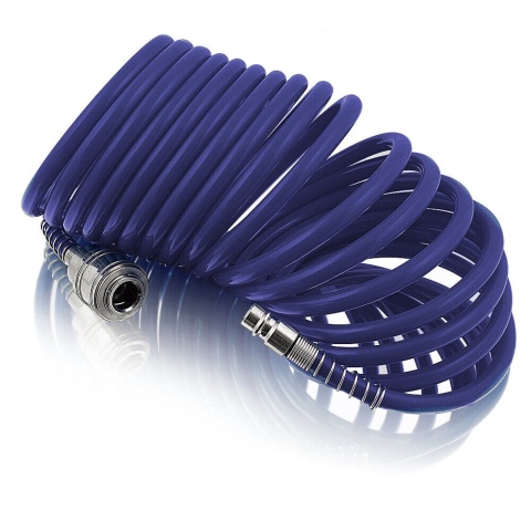 Pistolet do sprężarki + akcesoria Zestaw 3el. z manometrem wąż 5m