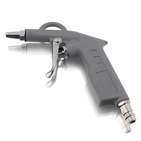 Pistolet do sprężarki + akcesoria Zestaw 3el. z manometrem wąż 5m