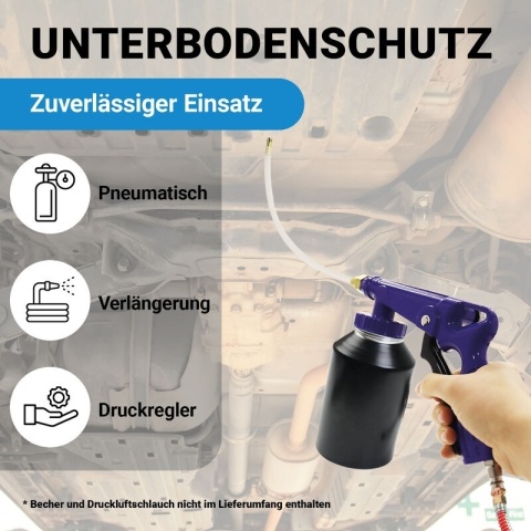 Pistolet pneumatyczny do kompresora do konserwacji podwozia