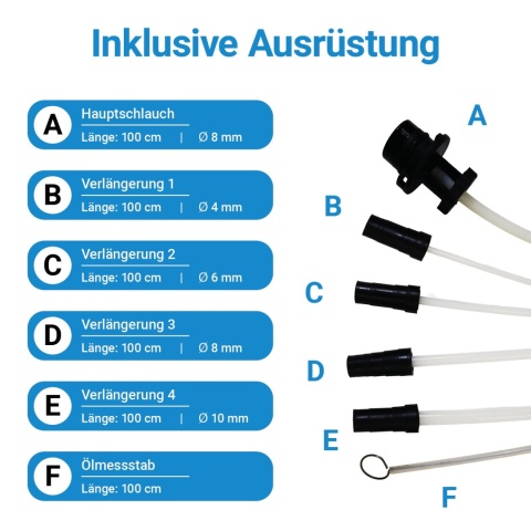 Pompa do odsysania oleju – pompa olejowa ręczna / pneumatyczna 6,5 L BITUXX