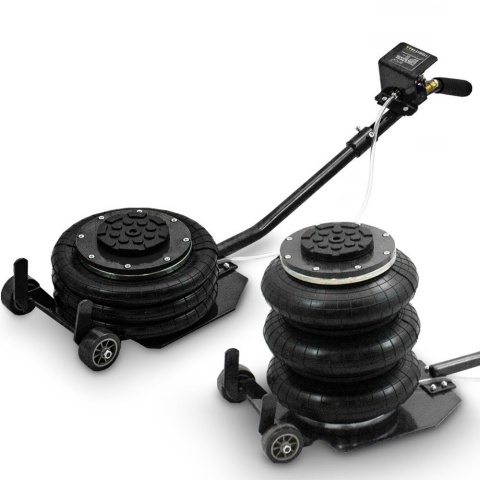 Bituxx Pneumatyczny podnośnik „bałwanek” warsztatowy – szybkie podnoszenie auta sprężonym powietrzem