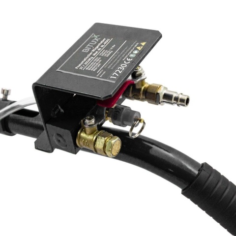 Bituxx Pneumatyczny podnośnik „bałwanek” warsztatowy – szybkie podnoszenie auta sprężonym powietrzem