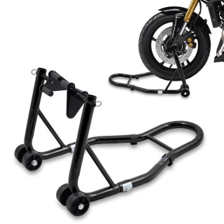 Stojak do motocykla motoru na przednie koło uniwersalny 21-26cm Czarny