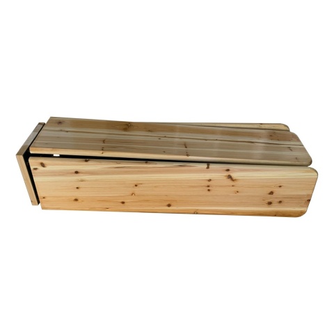 Stół biesiadny rozkłądany krzyżowy Barowy zewnętrzny na ogród