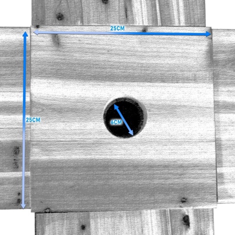 Stół biesiadny rozkłądany krzyżowy Barowy zewnętrzny na ogród