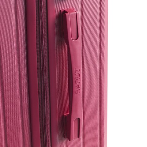 WALIZKI PODRÓŻNE 3SZT BARUT ABS MOCNE NA 4 KÓŁKACH KOMPLET XL+L+M RÓŻOWE