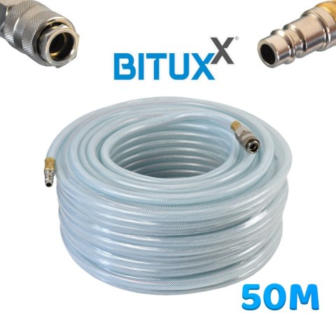 WĄŻ PRZEWÓD PNEUMATYCZNY BITUXX 50 M DO KOMPRESORA Z TWORZYWA PVC