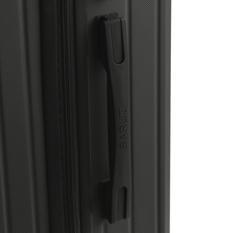 ZESTAW WALIZEK PODRÓŻNYCH 3SZT BARUT ABS MOCNE NA 4 KÓŁKACH KOMPLET XL+L+M CZARNE