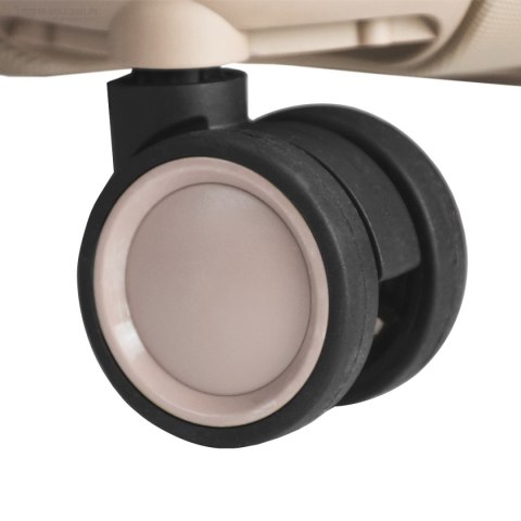 ZESTAW WALIZEK PODRÓŻNYCH 3SZT BARUT ABS MOCNE NA 4 KÓŁKACH KOMPLET XL+L+M SZAMPAŃSKIE