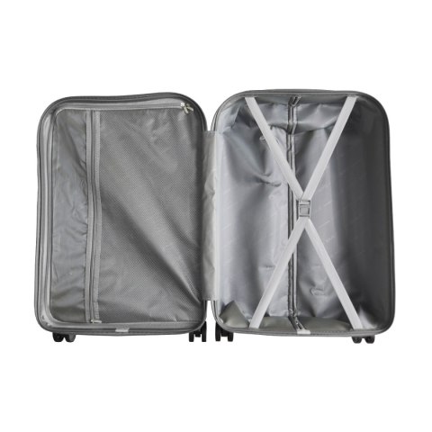 ZESTAW WALIZEK PODRÓŻNYCH 3SZT XL+L+M BARUT ABS NA 4 KÓŁKACH SZARE