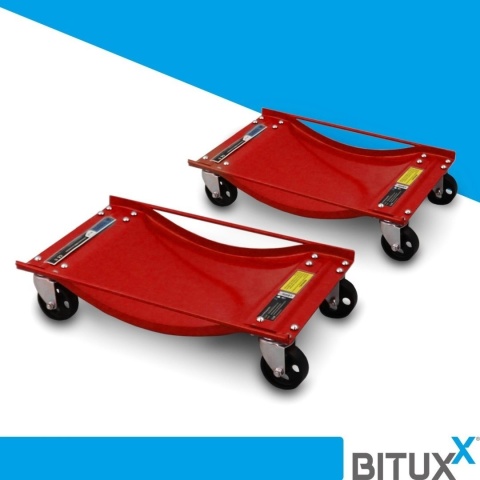 Zestaw 2szt wózek manewrowy pod koła Warsztatowe na kółkach