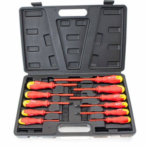 Zestaw Wkrętaków precyzyjnych Bituxx 11 elementów magnetyczne stal CrV