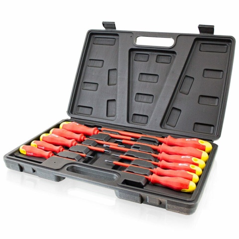 Zestaw Wkrętaków precyzyjnych Bituxx 11 elementów magnetyczne stal CrV