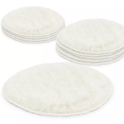 Zestaw nakładek polerkich do polerek 10sztuk 150mm do polerowania