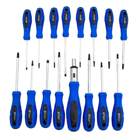 Zestaw wkrętaków bitów TORX płaskie krzyżowe 100el. w stojaku Bituxx