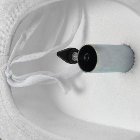 Manekin krawiecki Regulowana wysokość na witrynę do szwalni Bituxx biały