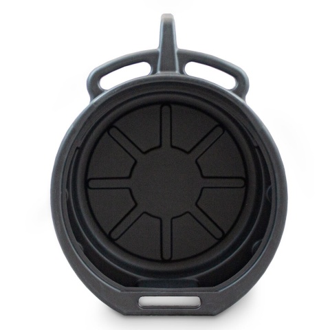 Zestaw mis do zlewania oleju z upustem – trwałe miski do serwisu i wymiany płynów, odporne na substancje chemiczne