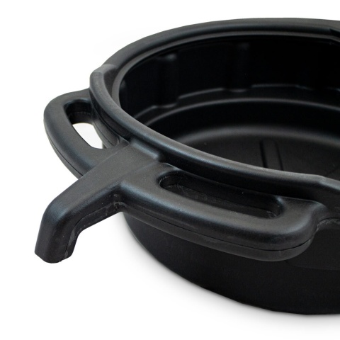 Zestaw mis do zlewania oleju z upustem – trwałe miski do serwisu i wymiany płynów, odporne na substancje chemiczne